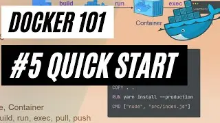 Docker 101 | Tutorial for beginners - Part 5/5 | Quick Start | Learn Docker now!!!