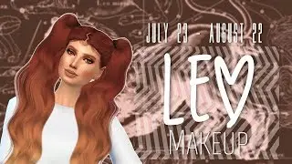 LEO - Zodiac Signs || The Sims 4 (Criando uma sim - Signo de Leão)♌