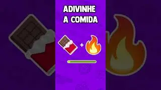 Adivinhe as comidas pelos emojis