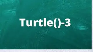 turtle- 3 turtle screensize,  turtle position, turtle penup, turtle pendown, turtle set position
