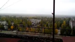 Город Припять с Крыши 16 ти этажки