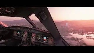 [MSFS] Kai Tak Visual/IGS Runway 13 Realistic Approach in Multicrew