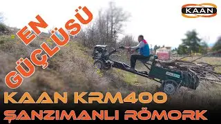 KAAN KRM-400 ŞANZIMANLI RÖMORK ARAZİ KULLANIMI