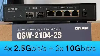 2.5GbE und SFP+ in einem Switch - QNAP QSW-2104-2S im Test
