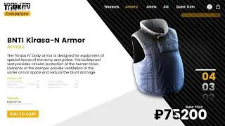 Escape from Tarkov Digital Handbook UI/UX Design