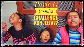 Cookie Challenge With Kids | Parle G Biscuit Game Challenge | पारले जी बिस्कुट Eating Challenge
