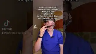 Wrong Eclipse Glasses 😬🧑‍🦯