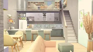 HOME DECORATOR APARTMENT (701 Zenview) + STORY  🌆 Sims 4 Speed Build Stop Motion (NO CC)