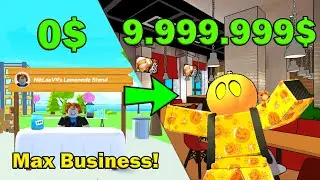 I Bought Max Business And Became The Richest On The Server! Busy Business Roblox!