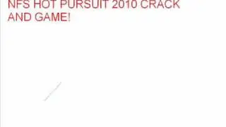 NFS HOT PURSUIT 2010 DOWNLOAD NO SHARECASH no virus torrent