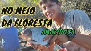🎣 No meio da floresta Amazônica com meus amigos