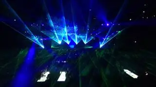 Justin Timberlake O2 World Hamburg 2014 Lasershow