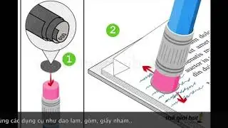 Mẹo tẩy mực bút bi cực kì hiệu quả | Cách xoá mực bút bi hiệu quả