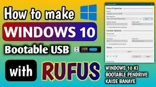 How To Create Bootable USB Windows 10 Using Rufus || AZB 101