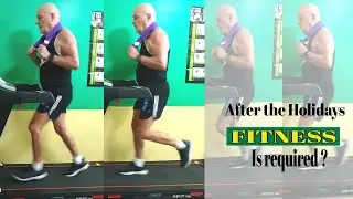 Fitness is required after the Holidays 🏋️ #Shorts #Fittnessathome #treadmillworkout