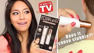 Finishing Touch Flawless (HAIR REMOVER)- DOES IT CAUSE STUBBLE?!? REVIEW, DEMO