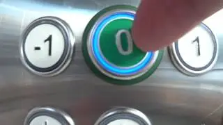 Sweden, Stockholm, Farsta Centrum, ICA KVANTUM, escalator and I.T.K. AB elevator ride
