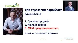 Вебинар по стратегиям заработка с  GreenTerra (запись от 2018.11.30)