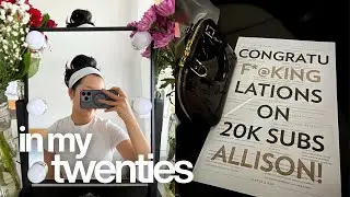 In My Twenties | my thoughts on hitting 20k subscribers (*reality check*)