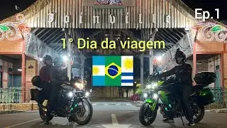 1º Dia da Viagem internacional - Brasil - Uruguai - Argentina (Versys 300 e 650 Tourer) Ep.1