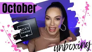 October Boxy Charm Unboxing and Try-on | New Makeup Haul and Review