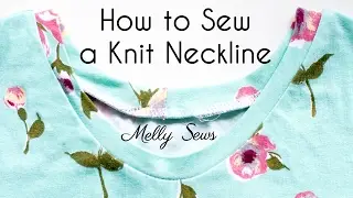 How to Sew a Stretchy Neckband