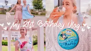 My 21st Birthday Vlog || Disney Magic, Patio Dinners & Marvel's Black Widow!