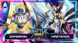 Mastemon VS Dominimon & Three Great Angels | BATTLE VAULT - Angels | Digimon TCG Gameplay