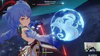 How to fight Oceanid solo by Ganyu, Genshin impact with my brother playing