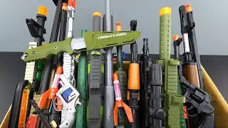 Military Toy Weapons Box! Equipments, Rifle Arsenal, Toy Guns & Mini Cap Guns