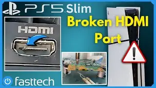 PS5 Slim HDMI Port Replacement Guide (Black Screen/No Signal/No Video Output Fix)