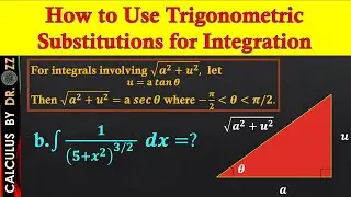 How to Use Trigonometric Substitutions for Integrals - Tangent - Part 2