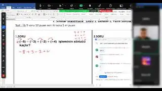 29 ekim 7  sınıf matematik dersi sefa hoca yazılı çalışması