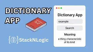 Build Your Own Dictionary📘 App with HTML, CSS & JavaScript | Easy Project for Beginners
