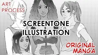 Original Manga Illustration | SCREENTONES