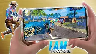 I'M IMMORTAL 👽 REDMI NOTE 9📲 SETTINGS ⚙️ HUD + SENSI + DPI 🔥 FREE FIRE HIGHLIGHTS 😍