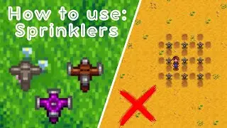 HOW to correctly use sprinklers | 1.6 Stardew Valley GUIDE