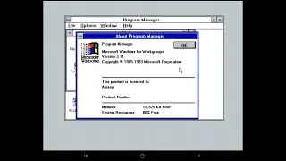 Эволюция Windows - Установка Windows for Workgroups 3.11 build 300 RTM