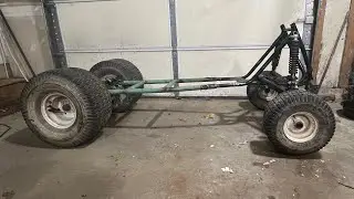 Building a rolling chassis.  Tractor build Part 2