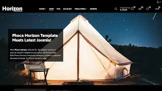 Phoca Cart and Phoca Horizon - Install e-commerce, template and their demo data in minutes