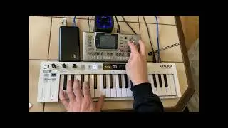 Assigning Keystep37 CC to Yamaha QY100 sequencer
