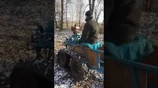 Вездеход на гусеницах из покришок