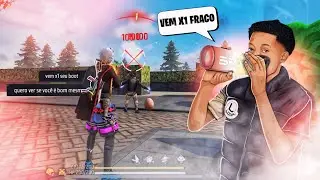 DEU TRETA!? DISCUTI COM UM MEMBRO DA MINHA GUILDA E CHAMEI ELE PARA X1 - Free Fire ❤️