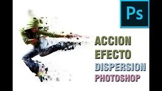 accion efecto dispersion en photoshop