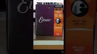 Elixir Bronze Acoustic Guitar Strings Custom Light 11-52 | mux sound