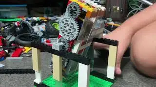 ‘Gnome’ Rotary Lego Vacuum Engine Contest Entry Submission