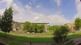 Timelapse (таймлапс) 04.08.15г. Новокузнецк. Солнце, гроза, облака, закат. 11 часов съемки.