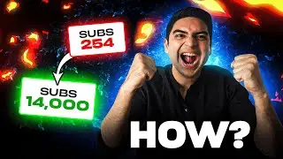 How to start a Youtube Channel in 2024: 400 to 12000 Subscribers!