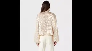 V Neck Long Sleeved Shirt