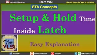 Setup and Hold time inside Latch